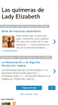 Mobile Screenshot of lasquimerasdeladyelizabeth.blogspot.com
