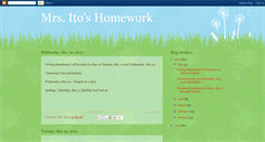 Desktop Screenshot of mrsito8thgrade.blogspot.com