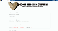 Desktop Screenshot of coracaodeconcreto.blogspot.com