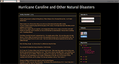 Desktop Screenshot of hurricanecaroline.blogspot.com