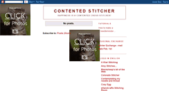 Desktop Screenshot of contentedstitcher.blogspot.com