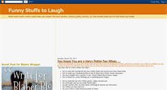 Desktop Screenshot of funnystuffstolaugh.blogspot.com