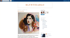 Desktop Screenshot of bluntdiablo.blogspot.com