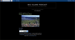 Desktop Screenshot of bigislandpodcast.blogspot.com