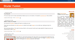 Desktop Screenshot of ocularfusion.blogspot.com
