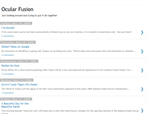 Tablet Screenshot of ocularfusion.blogspot.com