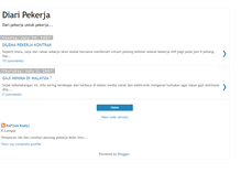 Tablet Screenshot of diaripekerja.blogspot.com
