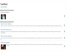 Tablet Screenshot of hadisesarkilari.blogspot.com