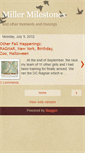 Mobile Screenshot of millermilestones.blogspot.com