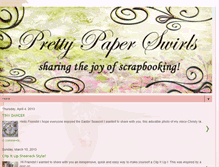 Tablet Screenshot of prettypaperswirls.blogspot.com