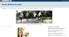 Desktop Screenshot of nordicwalkingportugal.blogspot.com