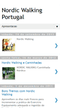 Mobile Screenshot of nordicwalkingportugal.blogspot.com