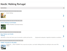 Tablet Screenshot of nordicwalkingportugal.blogspot.com