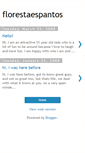 Mobile Screenshot of florestaespantos.blogspot.com