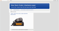 Desktop Screenshot of iklanbaris-super.blogspot.com