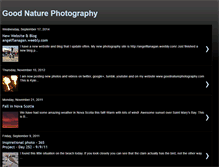 Tablet Screenshot of goodnaturephotography.blogspot.com