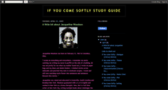 Desktop Screenshot of ifyoucomesoftlystudyguide.blogspot.com