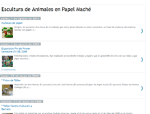 Tablet Screenshot of animalespapelmache.blogspot.com