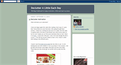 Desktop Screenshot of declutterblogg.blogspot.com