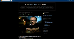 Desktop Screenshot of ncoisasparapensar.blogspot.com