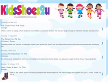 Tablet Screenshot of kidsshoes2u.blogspot.com
