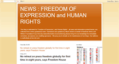 Desktop Screenshot of newsfreedomofexpression.blogspot.com