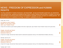 Tablet Screenshot of newsfreedomofexpression.blogspot.com