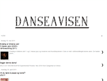 Tablet Screenshot of danseavisen.blogspot.com