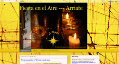 Desktop Screenshot of fiestaenelairearriate.blogspot.com