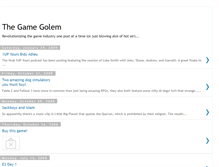 Tablet Screenshot of gamegolem.blogspot.com