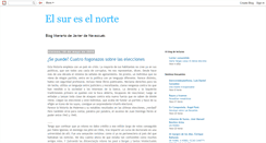 Desktop Screenshot of elsuresnorte.blogspot.com