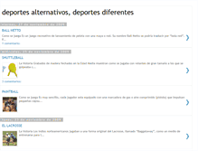 Tablet Screenshot of deportesalternativosdeportesdiferente.blogspot.com