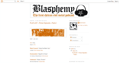 Desktop Screenshot of blasphemypodcast.blogspot.com