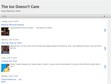 Tablet Screenshot of icedoesntcare.blogspot.com