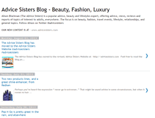 Tablet Screenshot of advicesistersblog.blogspot.com
