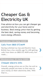 Mobile Screenshot of cheaper-gas-electricity.blogspot.com