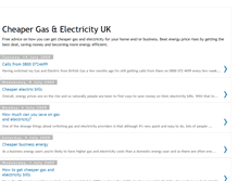 Tablet Screenshot of cheaper-gas-electricity.blogspot.com