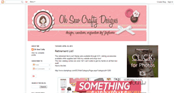 Desktop Screenshot of ohsewcraftydesigns.blogspot.com