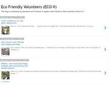 Tablet Screenshot of ecofriendlyvolunteers.blogspot.com