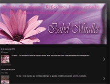 Tablet Screenshot of blogdeisabelmiralles.blogspot.com