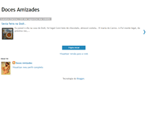 Tablet Screenshot of docesamizades.blogspot.com