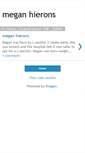 Mobile Screenshot of meganhierons.blogspot.com