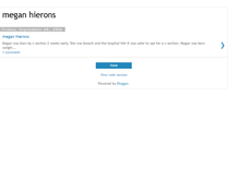 Tablet Screenshot of meganhierons.blogspot.com