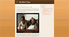 Desktop Screenshot of gayblackthugs.blogspot.com