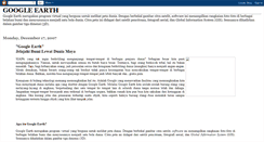 Desktop Screenshot of gooogle-earth.blogspot.com