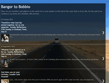 Tablet Screenshot of bangortobobbio.blogspot.com