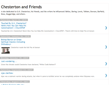 Tablet Screenshot of chestertonandfriends.blogspot.com