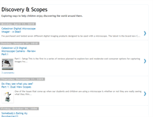 Tablet Screenshot of discoveryscopes.blogspot.com