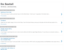 Tablet Screenshot of doc-baseball.blogspot.com