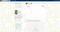 Desktop Screenshot of chris-picks.blogspot.com